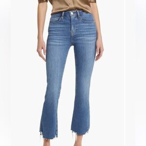 Frame Le Crop Mini Boot Kick Flare Denim Bootcut Blue Jeans 30